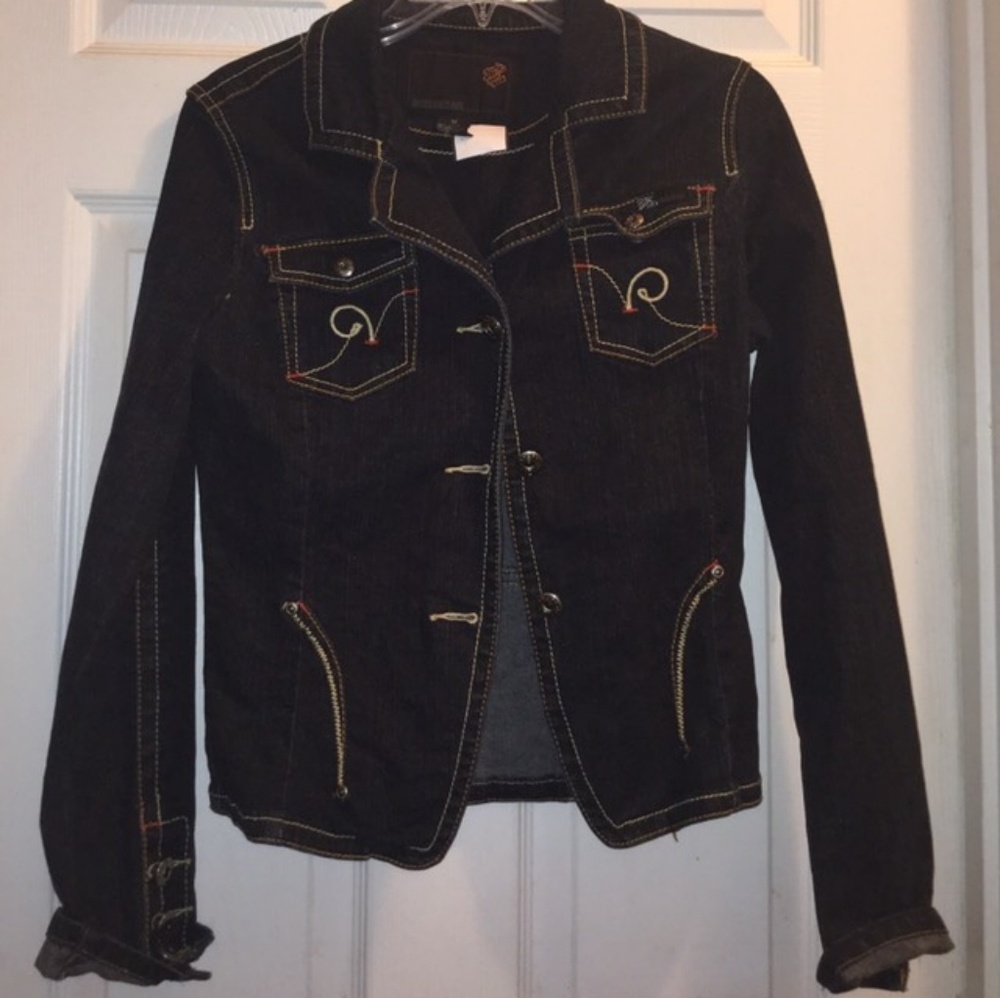 Dark Blue Jean Jacket.
